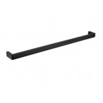 Cavallo Matte Black Square Single Towel Rail 800mm